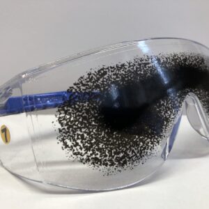 Visual Impairment training tools by Visual Impairment North East. This simulation spectacle allows the user to emulate reduced visual acuity (1/60).